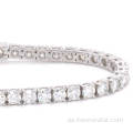 Moissanite Tennis Armband 925 Silber